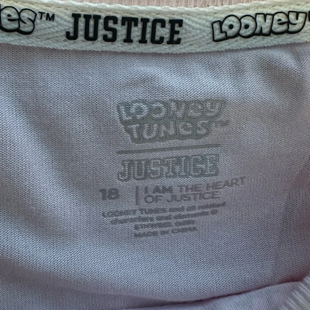 Vintage Justice LooneyTunes Blue Denim Overalls